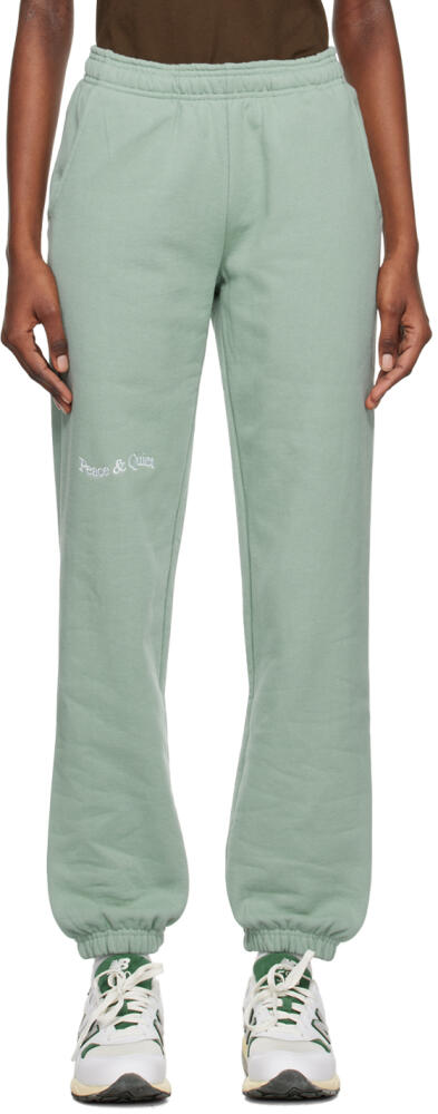 Museum of Peace & Quiet Blue Embroidered Lounge Pants Cover