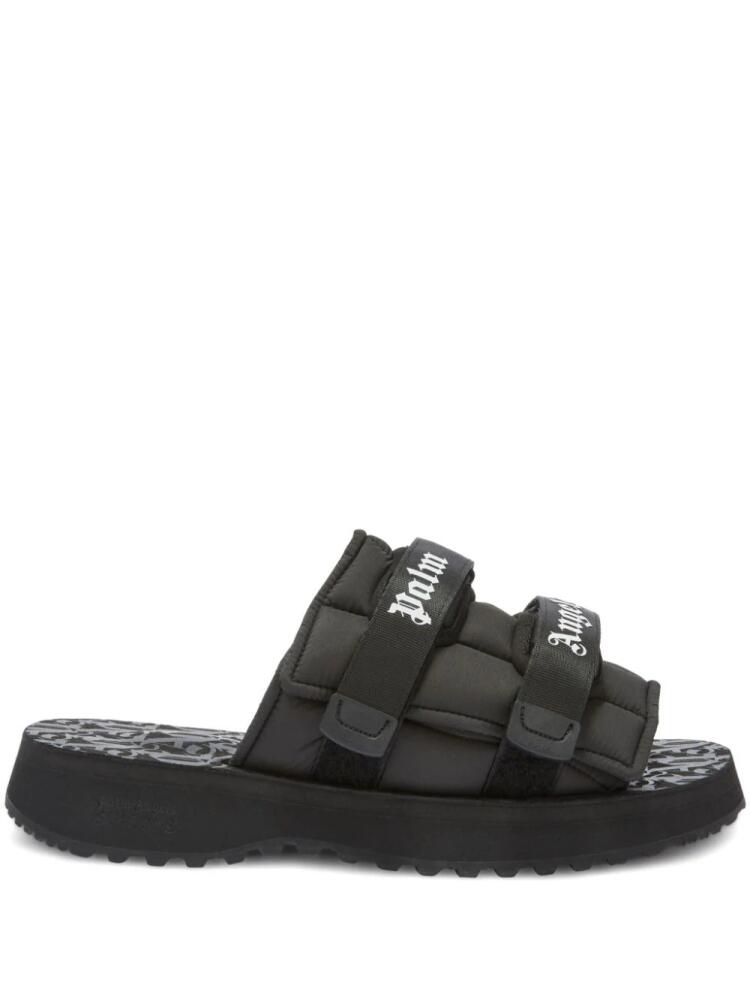 Palm Angels x Suicoke Moto-P touch-strap slides - Black Cover