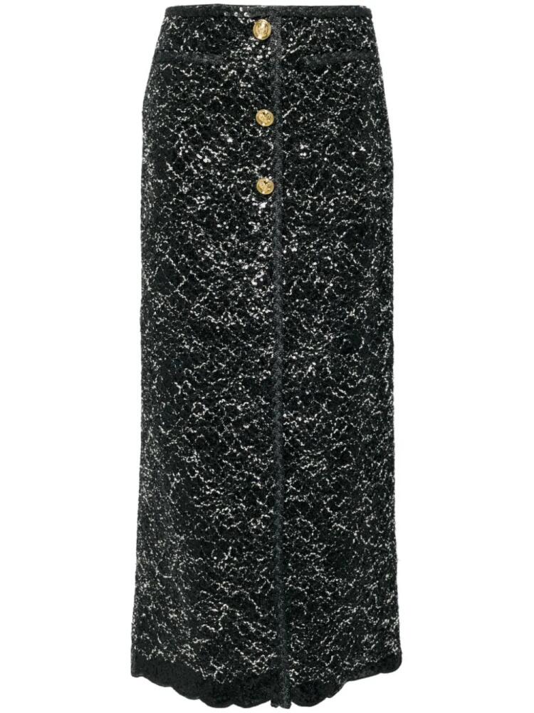 Giambattista Valli sequin-embellished skirt - Black Cover