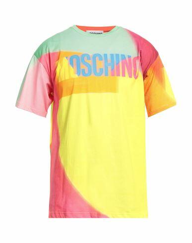 Moschino Man T-shirt Yellow Cotton Cover