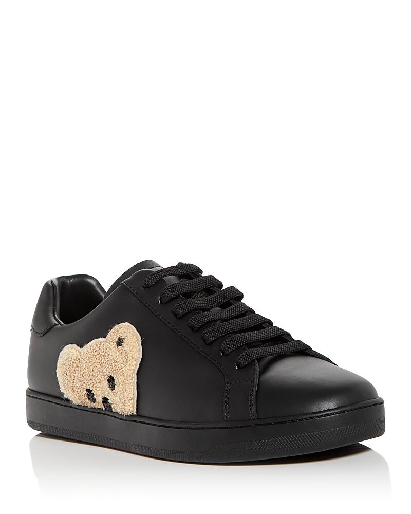 Palm Angels Men's New Teddy Bear Lace Up Tennis Sneakers Cover