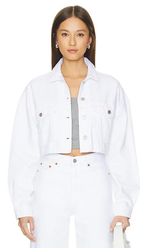 Dr. Denim Sandi Jacket in White Cover