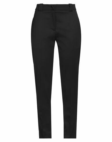 Trussardi Woman Pants Black Virgin Wool, Elastane Cover