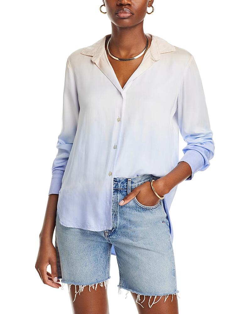 Bella Dahl Flowy Ombre Button Down Shirt Cover