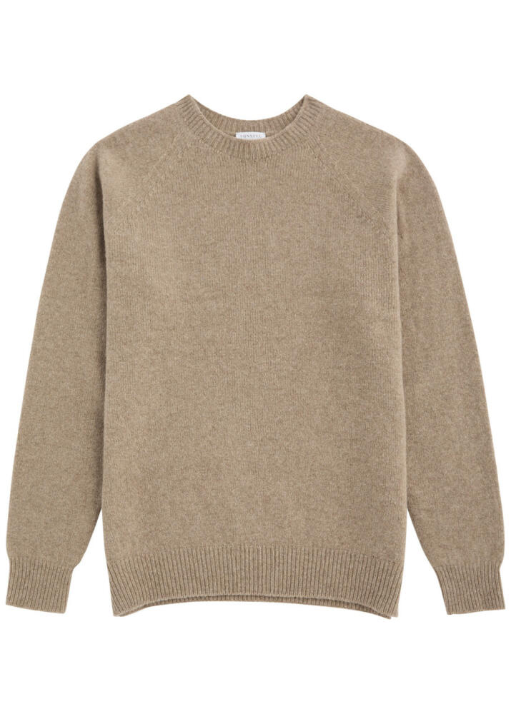 Sunspel Wool Jumper - Beige Cover