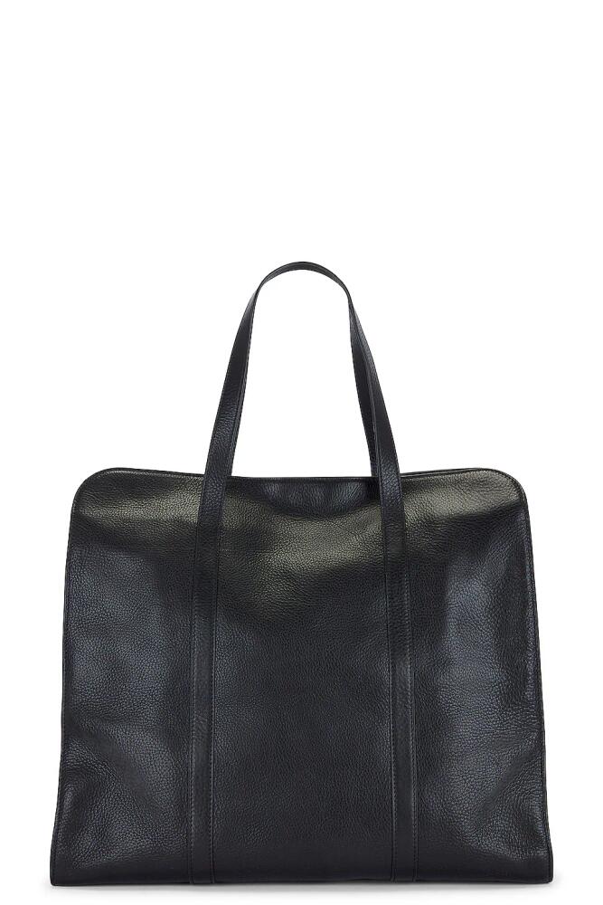 The Row Ben Bag in Black Cover