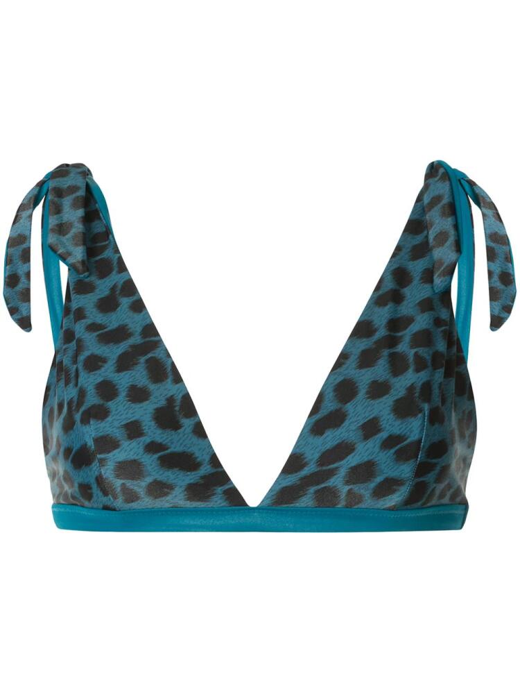 Duskii Océane reversible bikini top - Green Cover