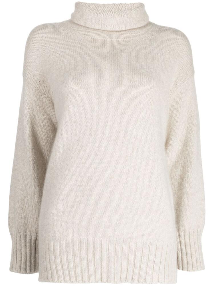 Pringle of Scotland roll-neck cashmere jumper - Neutrals Cover