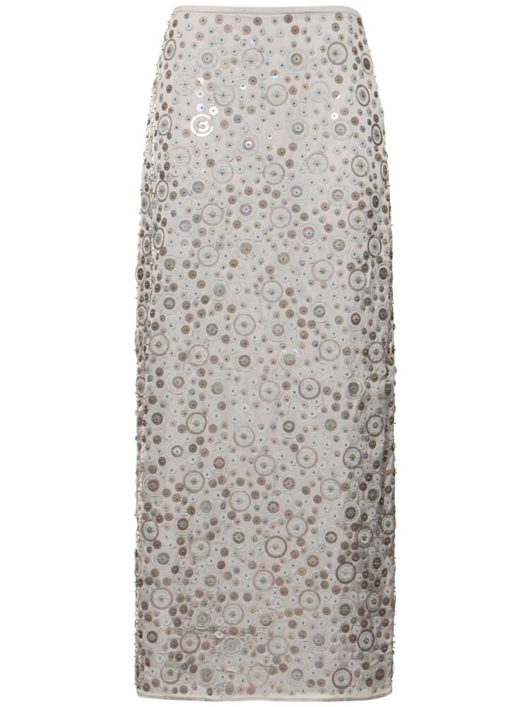 SAKS POTTS Lynn Embellished Midi Skirt Cover