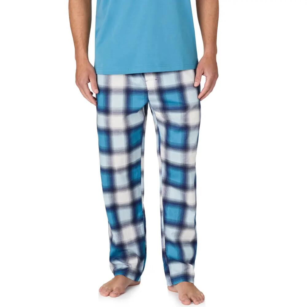 Tommy Bahama Cotton Pajama Pants in Blue/Plaid Cover