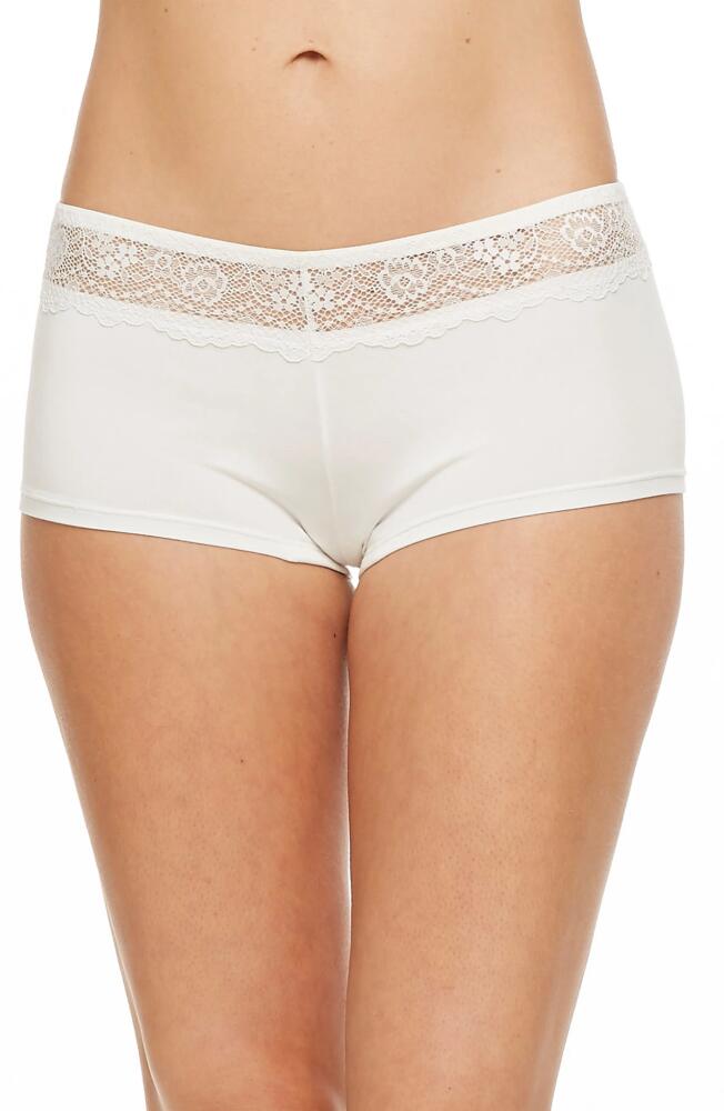 Montelle Intimates Micro Air Boyshorts in Ivory Cover