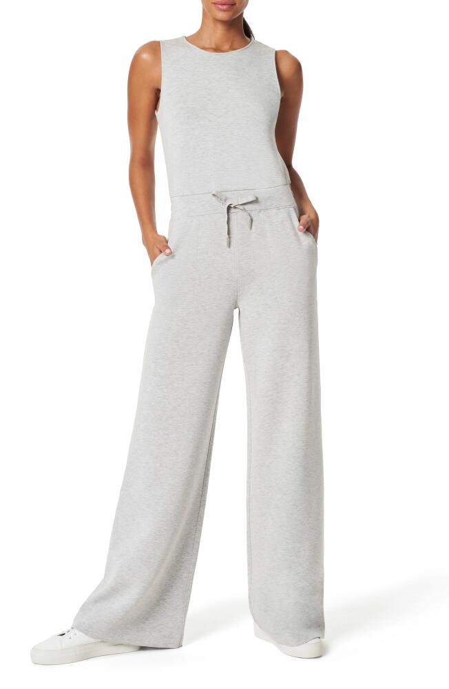 SPANX® AirEssentials Sleeveless Jumpsuit in Light Grey Heather Cover