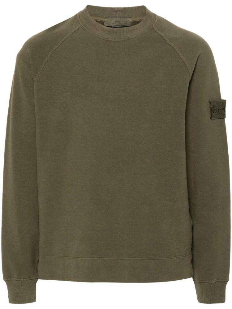 Stone Island Compass-badge sweatshirt - Green Cover