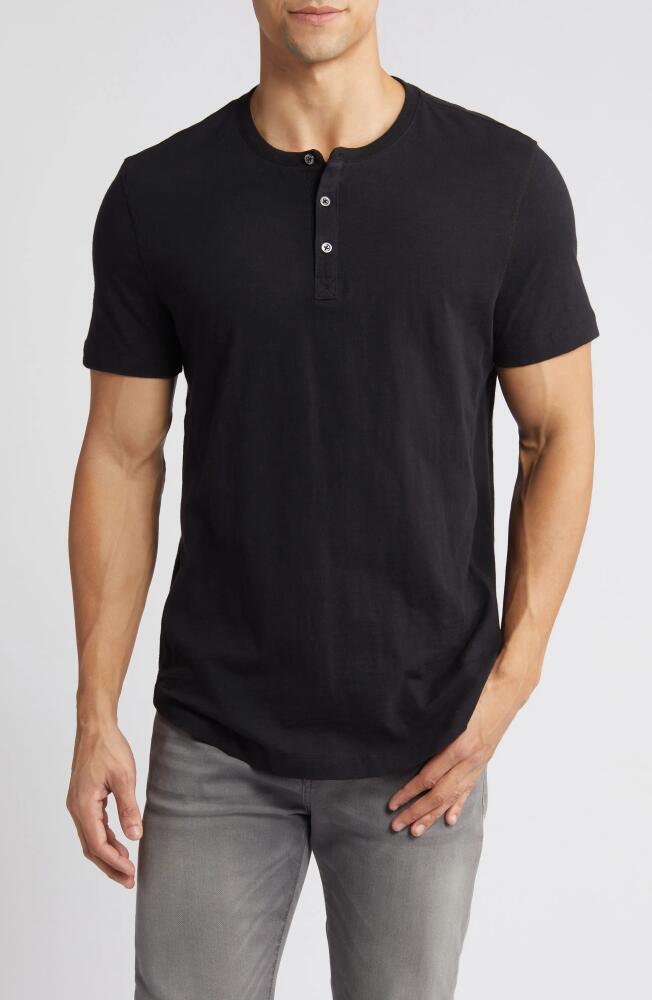 Threads 4 Thought Slub Organic Cotton Henley in Black Cover