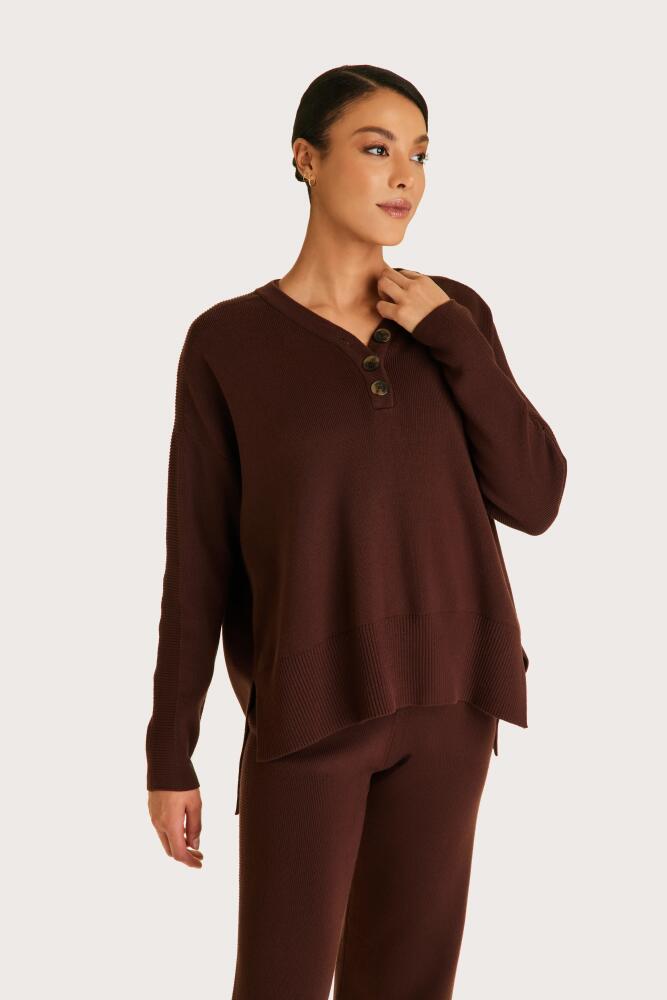 ALALA Spencer Sweater in Coffee Cover