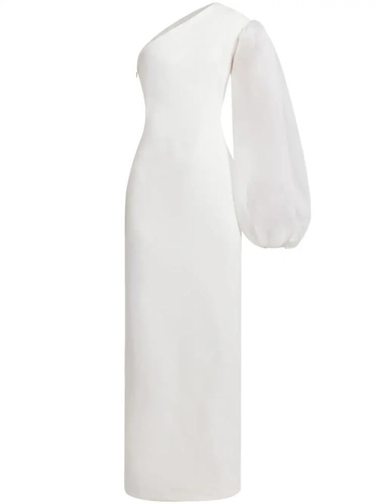 Solace London Hudson one-shoulder gown - White Cover