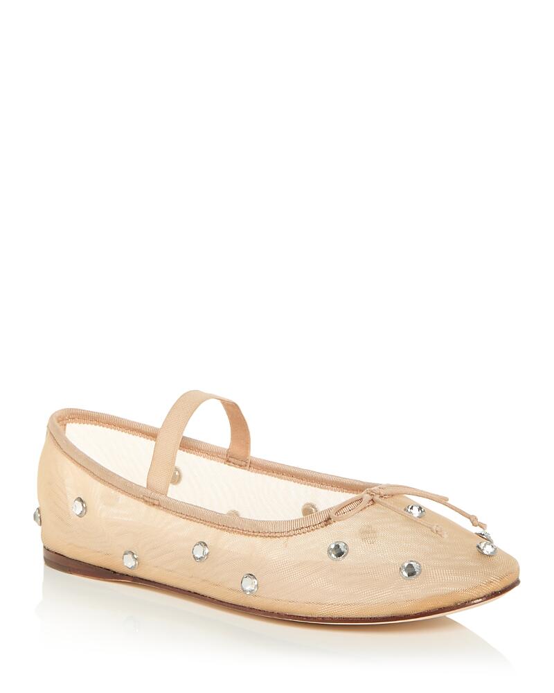 Loeffler Randall Women's Leonie Embellished Ballet Flats Cover