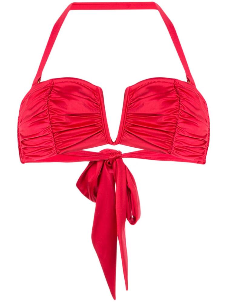 Duskii bandeau bikini top - Red Cover