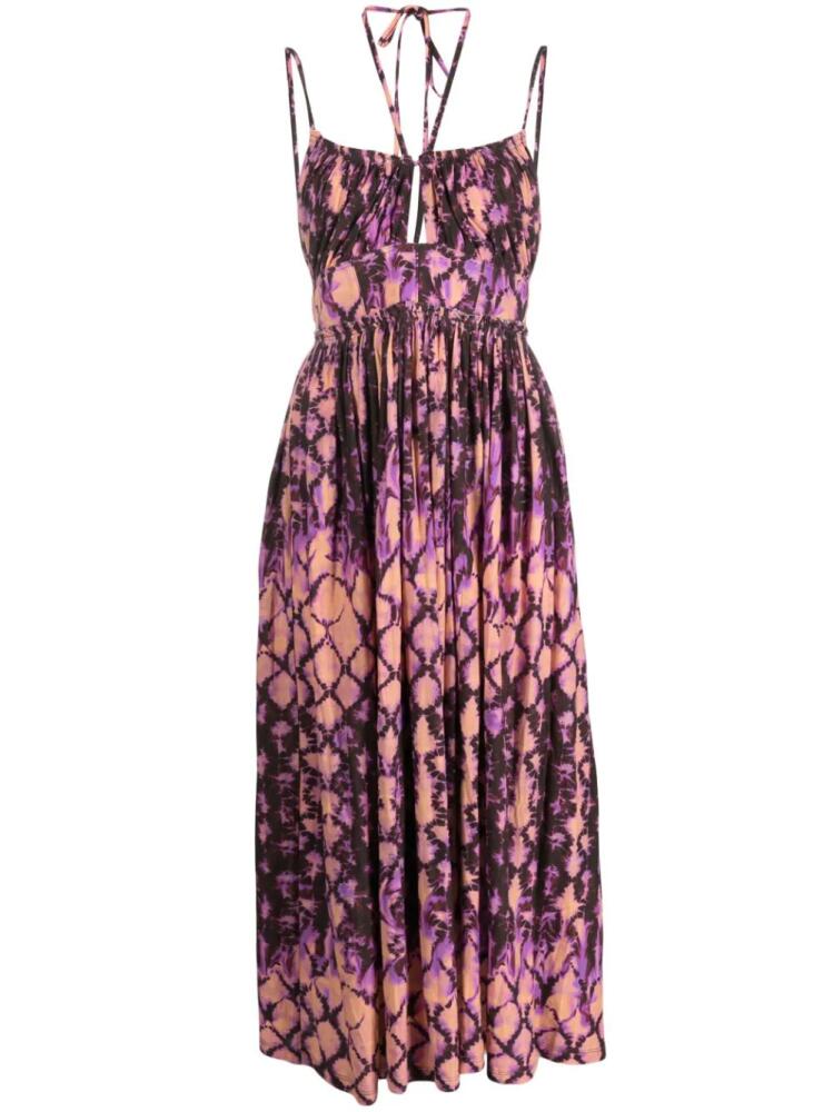 Ulla Johnson Freya halterneck midi dress - Purple Cover