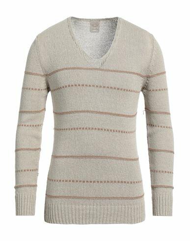 H953 Man Sweater Light brown Bamboo, Linen, Hemp Cover