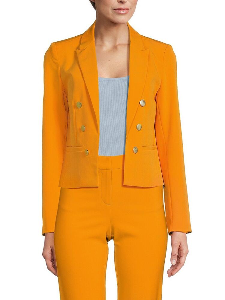 NANETTE nanette lepore Women's Open Front Blazer - Apricot Cover