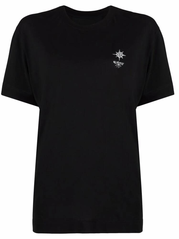 Givenchy graphic-print cotton T-shirt - Black Cover