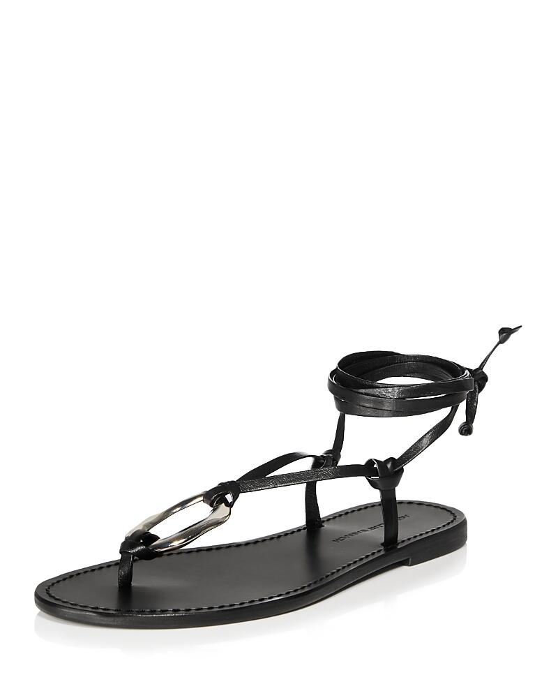 Aqua x Liat Baruch Women's Ilria Ankle Tie Strappy Thong Sandals - Exclusive Cover