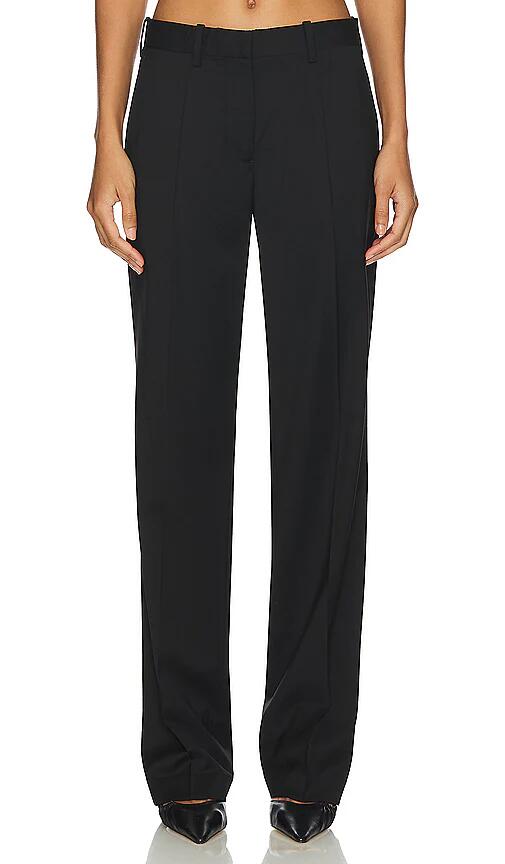 Helmut Lang Flat Front Pant in Black Cover