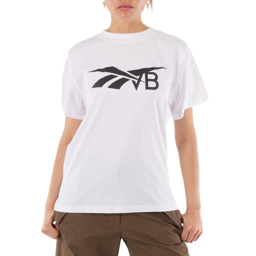 Reebok X Victoria Beckham Logo T-shirt in White Cover