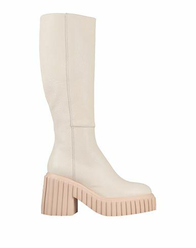 Agl Woman Boot Cream Leather Cover