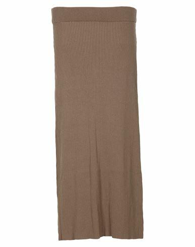 Na-kd Woman Midi skirt Cocoa Polyamide, EcoVero viscose Cover