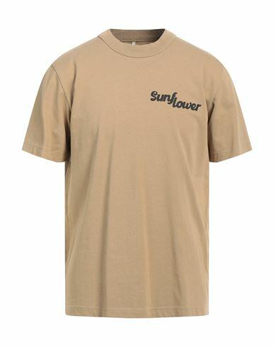 Sunflower Man T-shirt Khaki Organic cotton Cover