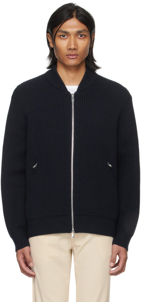 Theory Navy Ryke Bomber Jacket Cover