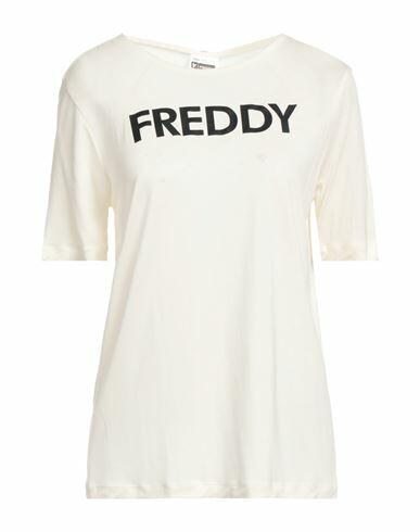 Freddy Woman T-shirt Cream Lyocell Cover