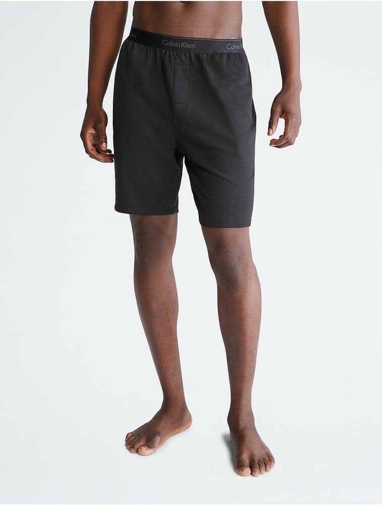 Calvin Klein Men's Modern Cotton Lounge Sleep Shorts - Black Cover