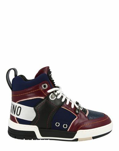 Moschino Streetball Asymmetrical High-top Sneakers Woman Lace-up shoes Multicolored Polyamide, Polyurethane, Elastane Cover