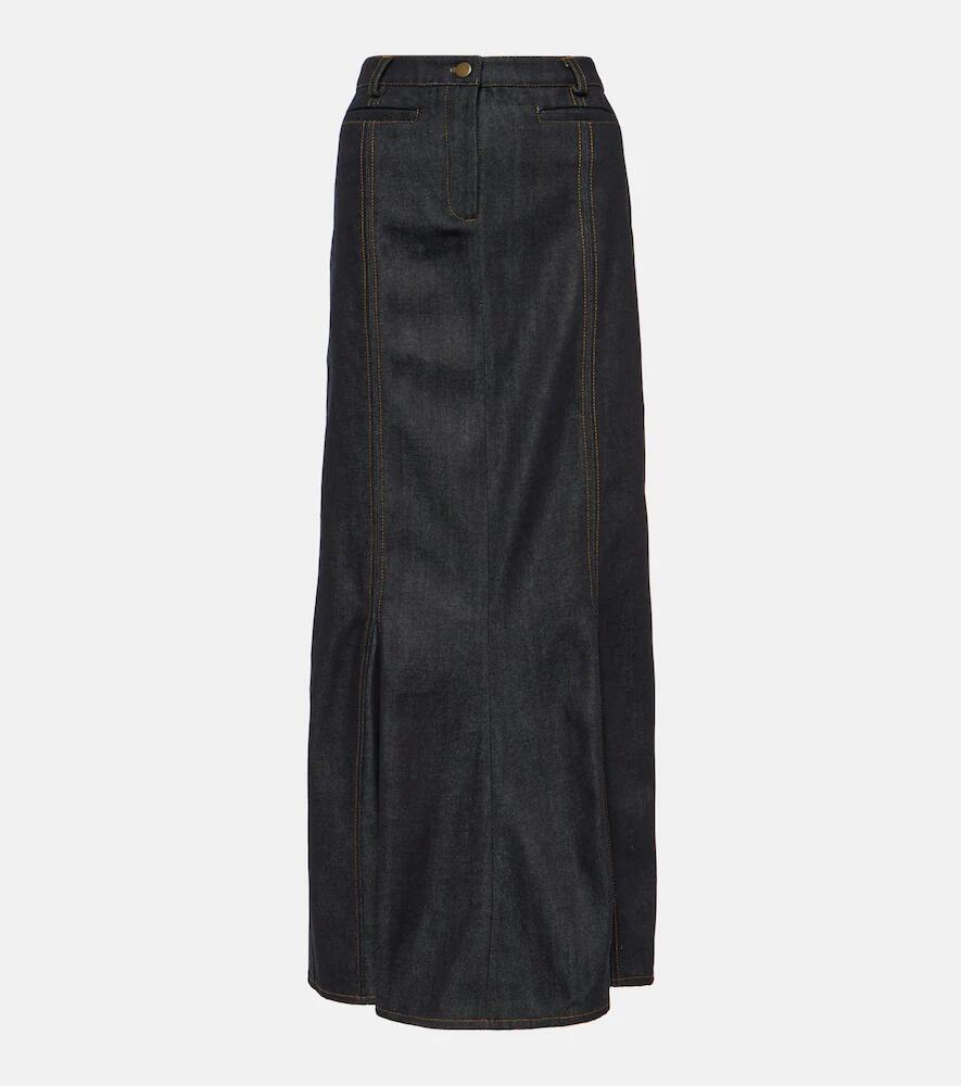 Aya Muse Alis denim maxi skirt Cover