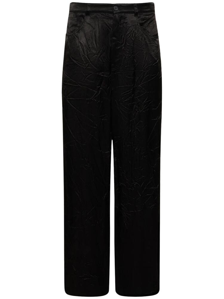 BALENCIAGA Baggy Viscose Blend Pants Cover