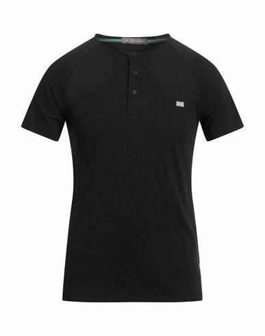 Yes Zee By Essenza Man T-shirt Black Cotton Cover