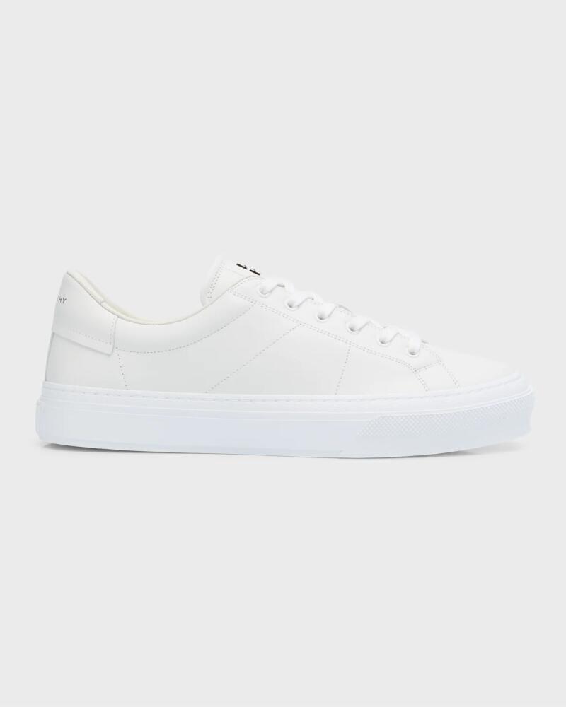 Givenchy Men's City Sport Leather Low-Top Sneakers Cover