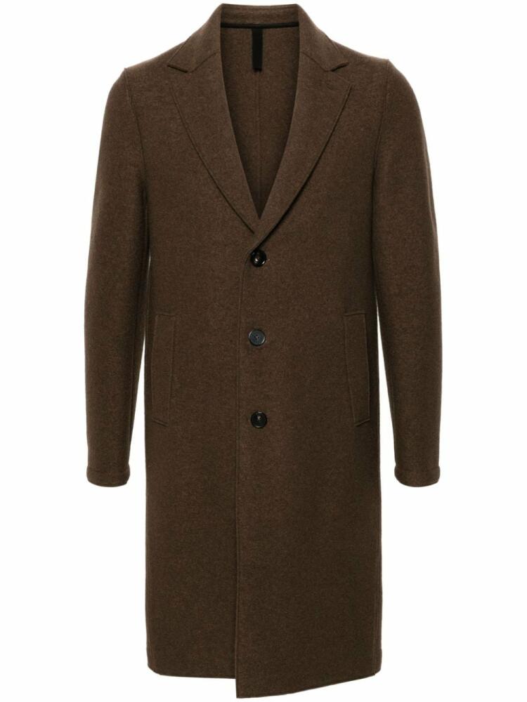 Harris Wharf London boiled-wool coat - Brown Cover