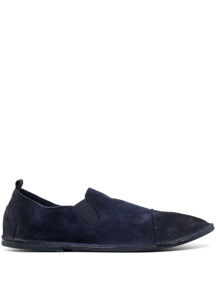 Marsèll elasticated side panels suede loafers - Blue Cover