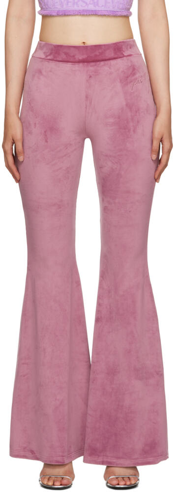 GCDS Pink Flared Trousers Cover