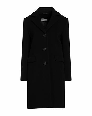 Cinzia Rocca Woman Coat Black Wool, Polyamide, Cashmere Cover