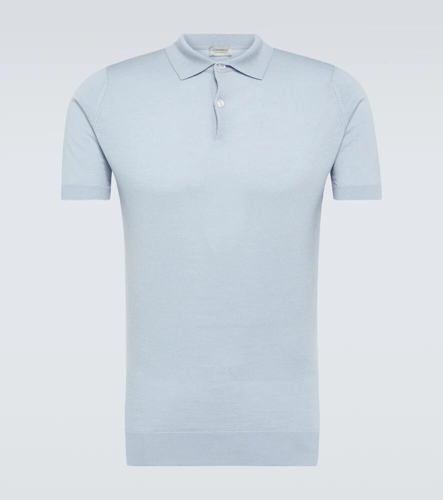 John Smedley Payton wool polo shirt Cover