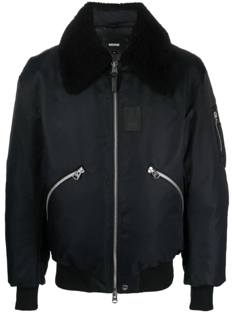 Mackage Leonard wool bomber jacket - Black Cover