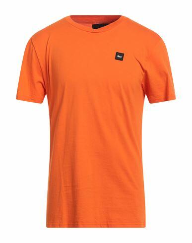 Shoe Man T-shirt Orange Cotton Cover