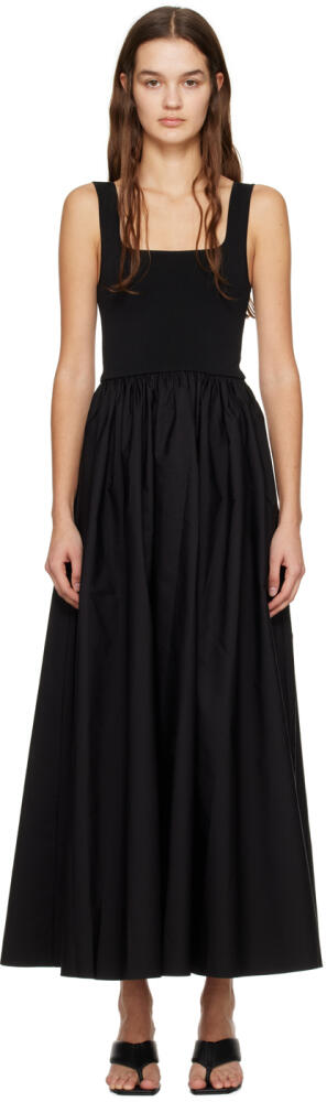 Matteau Black Paneled Maxi Dress Cover