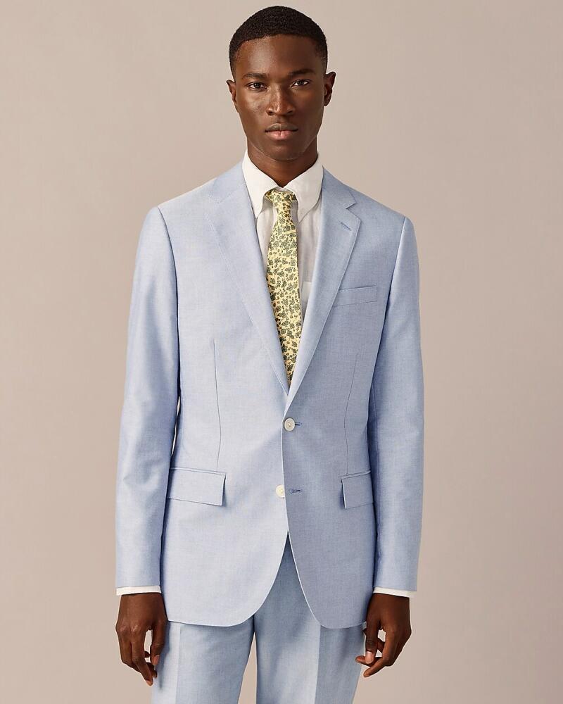 J.Crew Ludlow Slim-fit suit jacket in Portuguese cotton oxford Cover