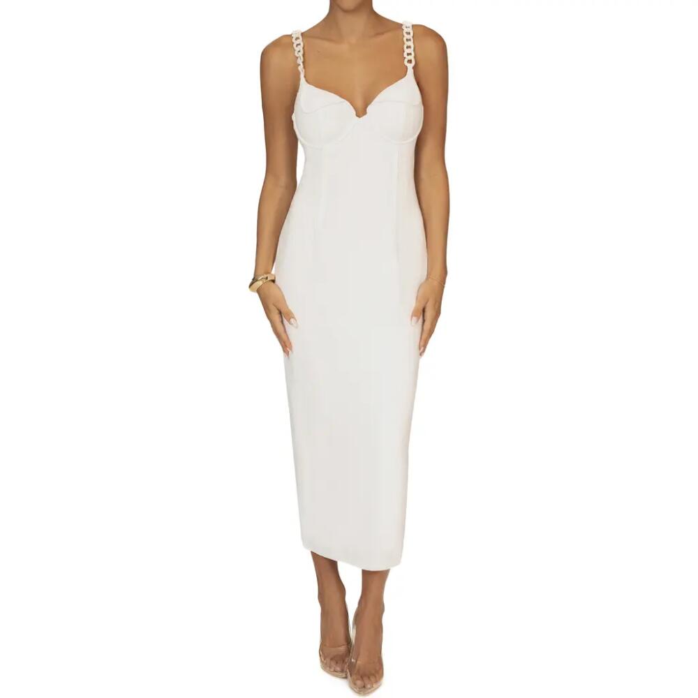 JLUXLABEL Secret Hideout Bustier Dress in White Cover